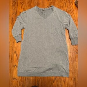 Terra & Sky Loungewear Nightgowns Warm Cozy Polyester Plus Size 14W Gray Pockets